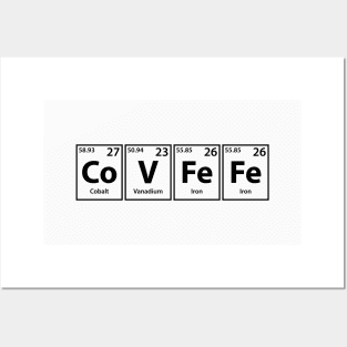 Light Covfefe (Co-V-Fe-Fe) Periodic Elements Posters and Art